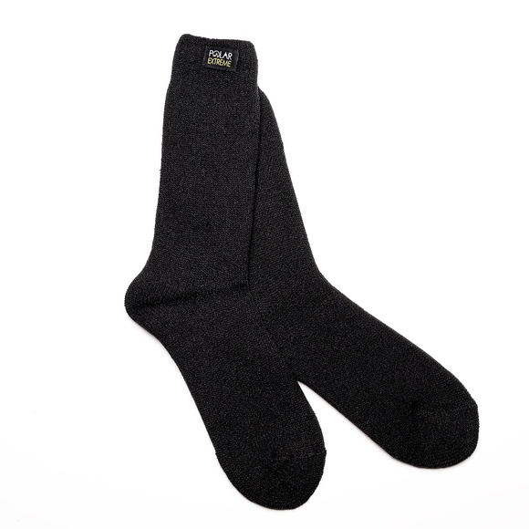 2 Pack ~ Men's Black Polar Extreme Insulated Socks - Picture 3 of 5